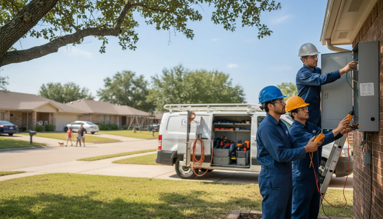 Certified electrician providing emergency electrical services in Britton, SD
